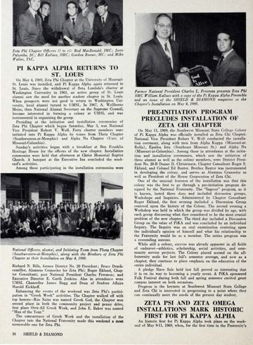 Zeta Psi and Zeta Omega Installations Mark Historic First For Pi Kappa Alpha